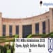 JNU MBA Admissions 2025 Open; Apply Before March 31